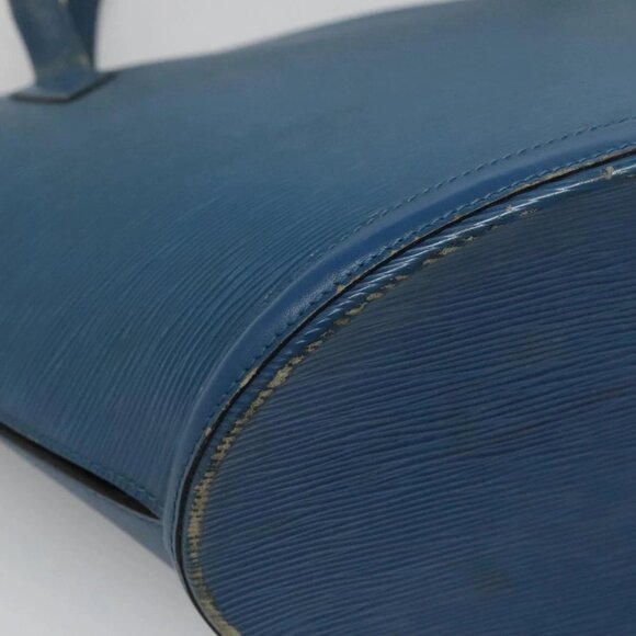 LOUIS VUITTON Epi Saint Jacques Shopping Shoulder Bag Blue M52275 LV Auth BA1323 - Picture 13 of 16